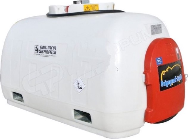 Мини АЗС PIUSI Hippotank 960 ДТ 12В - 40 л/мин, 5 м шланг, пистолет-автомат [HTK980AC12V]