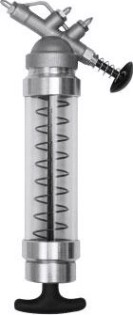 Мини-шприц GROZ нажимного типа для масла прозрачный, 25 куб.см. GR43106 [GR43106]