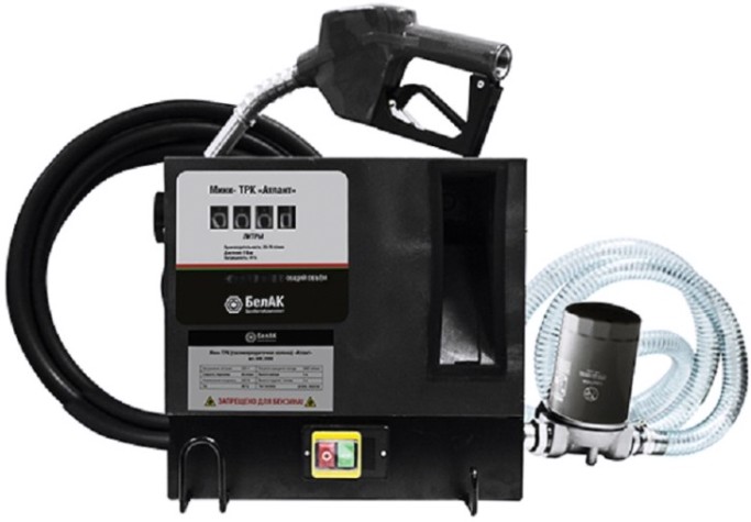 Мини топливораздаточная колонка БелАК "Атлант" 220V, 60 л/мин (БAK.12088) [БАК.12088]