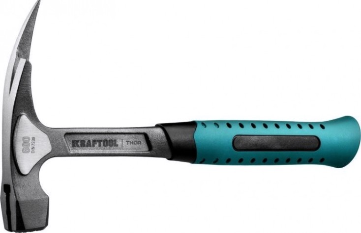 Молоток кровельщика KRAFTOOL "THOR" 600 г, цельнокованый, с магнитом [20181]
