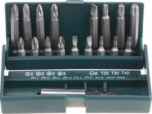 Набор бит KRAFTOOL COMPACT-10 с магнитным адаптером, в мини бит-боксе, 10 пред. [26130-H10]