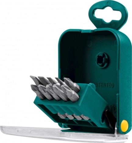 Набор бит KRAFTOOL EXPERT 26136-H11 в мобильном бит-боксе с клипсой, cr-v, 50мм, 11 пр [26136-H11]