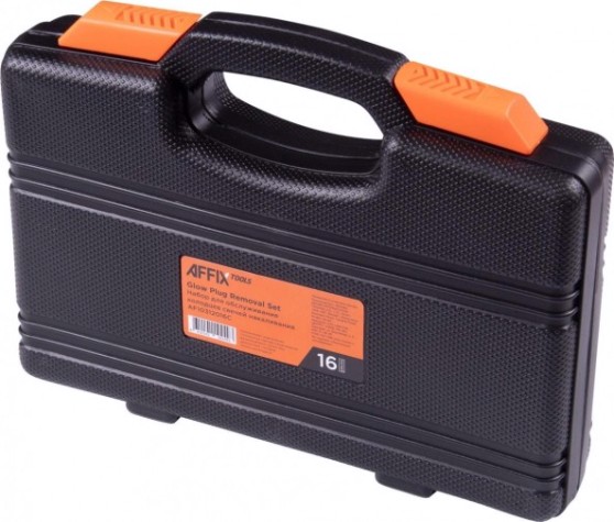 Набор для обслуживания колодцев свечей накаливания Affix кейс, 16 предметов [AF10312016C]