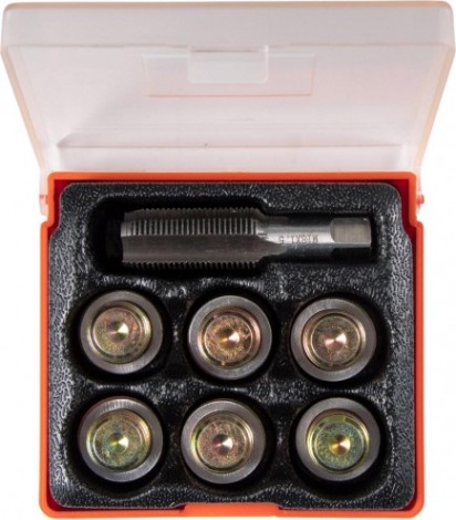 Набор для ремонта масляных пробок М18х1,5 Affix кейс, 19 предметов [AF10347018С]