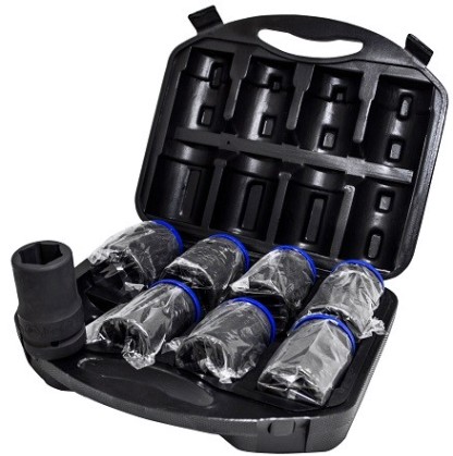 Набор головок с посадкой 1" БелАК к-т 8 шт. (27,30,32,33,34,36,38,41 мм.) [БАК.00108]