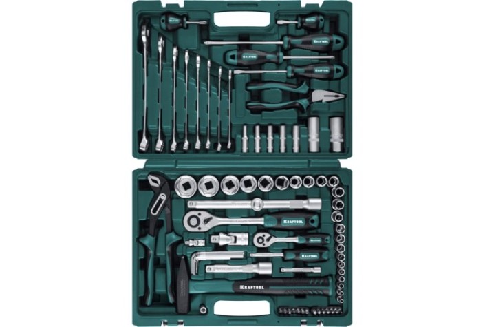 Набор инструментов KRAFTOOL EXTREM-76 универсальный, 76 пред. [27889-H76]