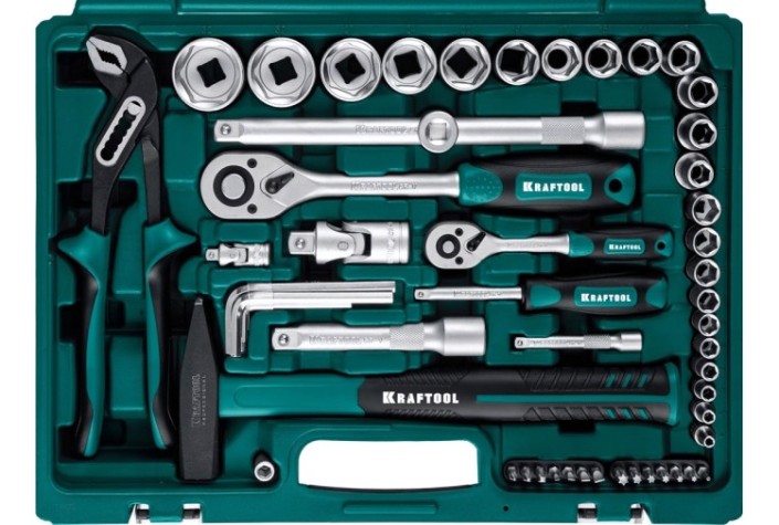 Набор инструментов KRAFTOOL EXTREM-76 универсальный, 76 пред. [27889-H76]