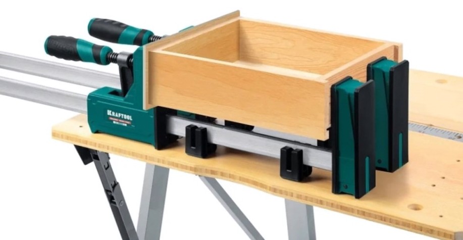 Набор корпусных струбцин и принадлежностей KRAFTOOL GRAND SET-12 [32240-H12]