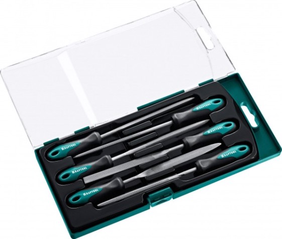 Набор надфилей KRAFTOOL 160 мм в коробке 6шт. [16030-6]