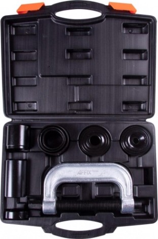 Набор оправок для монтажа/демонтажа сайлентблоков Affix кейс, 10 пред. [AF11020010C]
