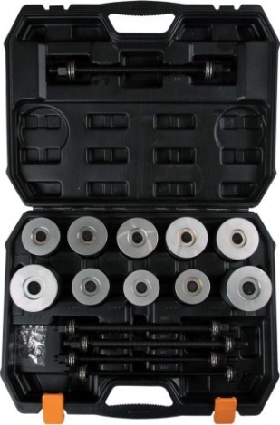 Набор оправок для монтажа/демонтажа сайлентблоков Affix кейс, 34-80 мм, 27 пред. [AF11020027C]