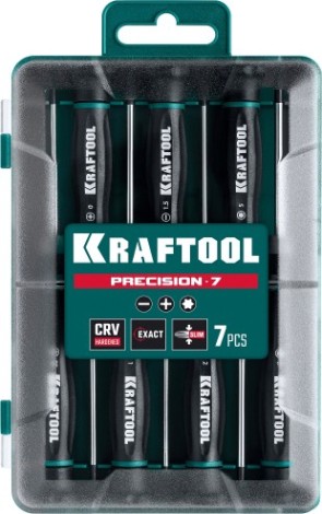 Набор отверток KRAFTOOL Precision 7 [25686]
