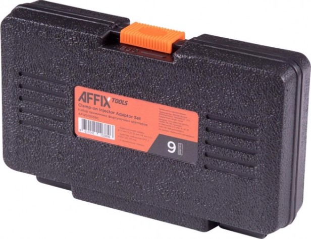 Набор прижимных форсуночных адаптеров Affix 9 предметов [AF12013009C]