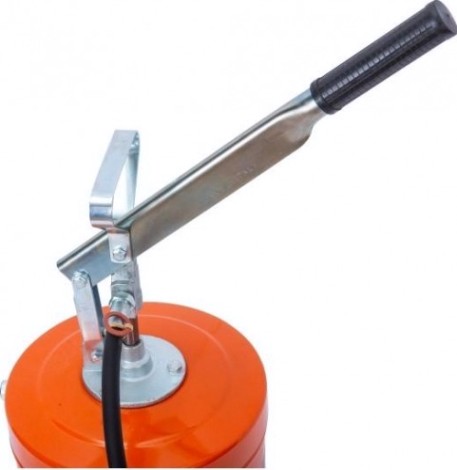 Нагнетатель смазки Petropump PP210014 ручной емкостью 16 кг с тележкой, 150 бар, эконом