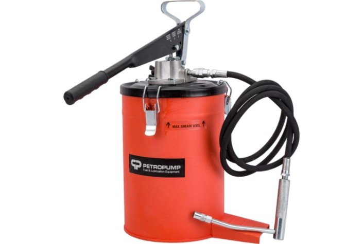Нагнетатель смазки Petropump PP210023 ручной емкостью 10 кг, 275 бар