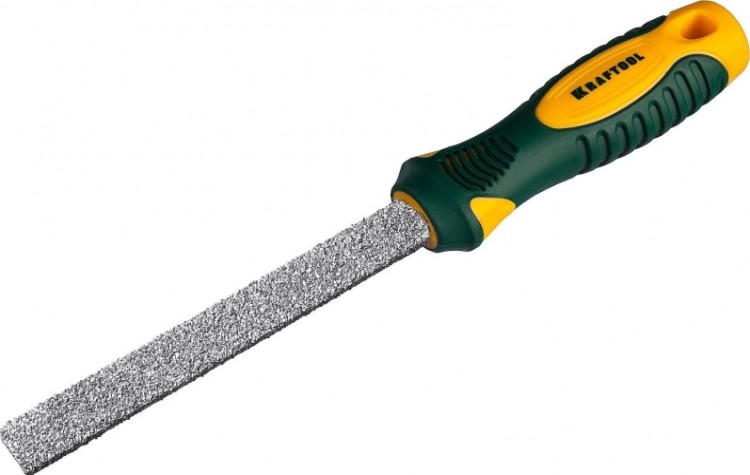 Напильник плоский KRAFTOOL 200мм с покрытием из карбида вольфрама, [16080-20_z01]