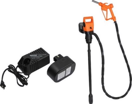 Насос для масла GROZ GR45508 12V, для бочек и еврокубов с аккумулятором