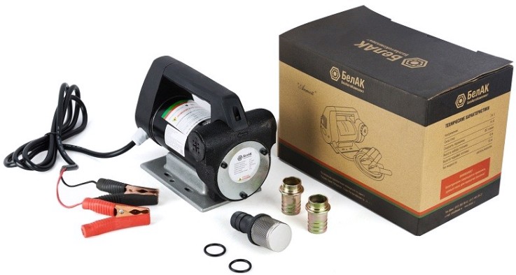 Насос перекачки топлива БелАК "Антей" 24V, 80 л/мин (БAK.11048) [БАК.11048]