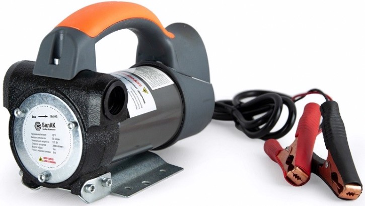 Насос перекачки топлива БелАК "Гелиос" помповый, 12V, 50 л/мин (БAK.11032) [БАК.11032]