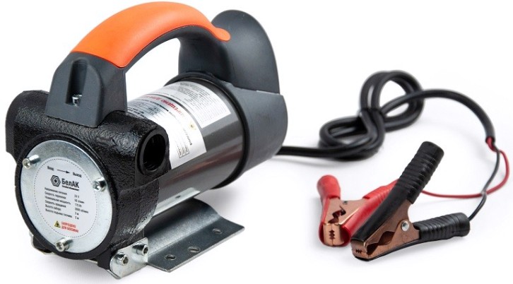 Насос перекачки топлива БелАК "Гелиос" помповый, 24V, 50 л/мин (БAK.11034) [БАК.11034]