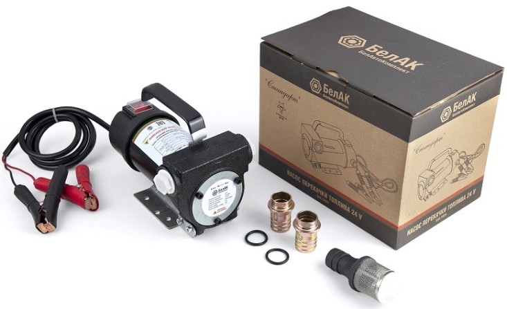 Насос перекачки топлива БелАК "Стандарт" 24V, 50 л/мин (БAK.11024) [БАК.11024]