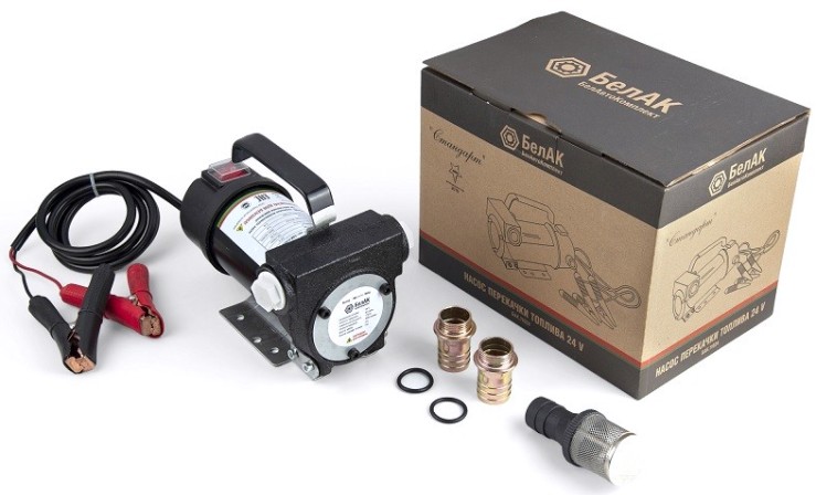 Насос перекачки топлива БелАК "Стандарт-М" 24V, 50 л/мин (БАК.11015) [БАК.11015]