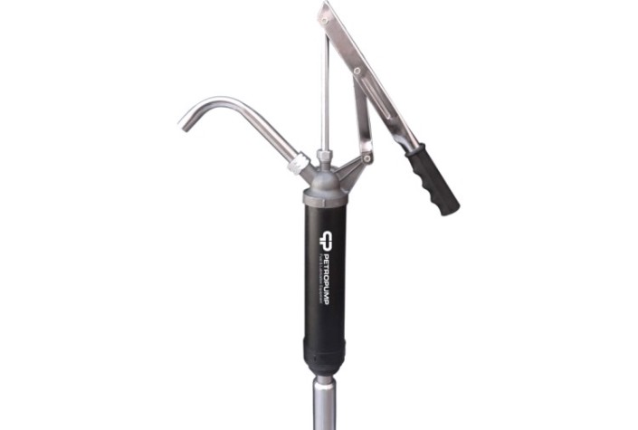 Насос рычажный для бензина, ДТ, масла, керосина Petropump PP210017 для бочек 50-205 л, 0,3 л/мин