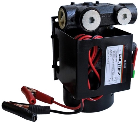 Насос топливный электрический БелАК МЕРКУРИЙ перекачки 24v, 60 л/мин [БАК.11062]