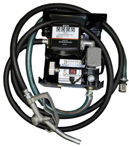 Насос топливный электрический БелАК САТУРН Комплекс станция перекачки 220v, 60 л/мин счетчик [БАК.12061]