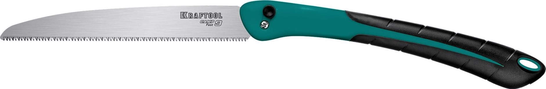Ножовка по дереву KRAFTOOL CAMP Fast 9 для быстрого реза сырой древесины, 250 мм [15218]