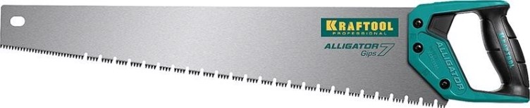 Ножовка по пенобетону KRAFTOOL "Alligator GIPS" для гипса 550 мм, 7 tpi специальный зуб, [15210]