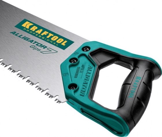 Ножовка по пенобетону KRAFTOOL "Alligator GIPS" для гипса 550 мм, 7 tpi специальный зуб, [15210]
