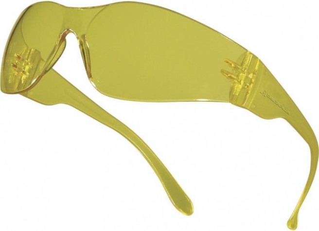 Очки защитные Delta Plus BRAVA2 YELLOW открытые с желтой линзой [BRAV2JA]