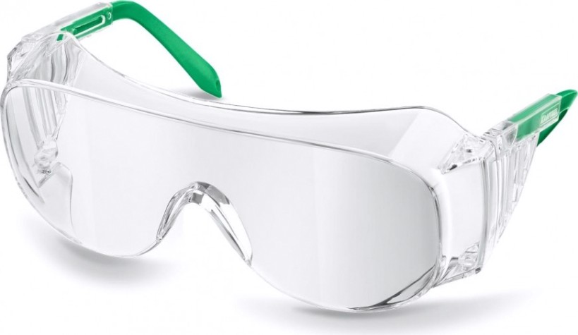 Очки защитные KRAFTOOL ULTRA прозрачные, линза увеличенного размера [110461]