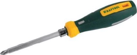 Отвертка с битами KRAFTOOL Universal-8 универсальная переставная 8 шт [26168]