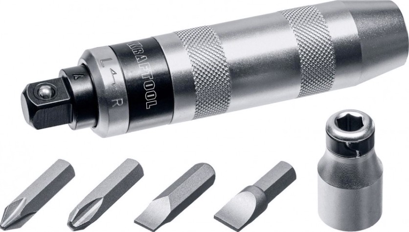 Отвертка ударная KRAFTOOL ID-6 поворотная 6 предм. [25555]