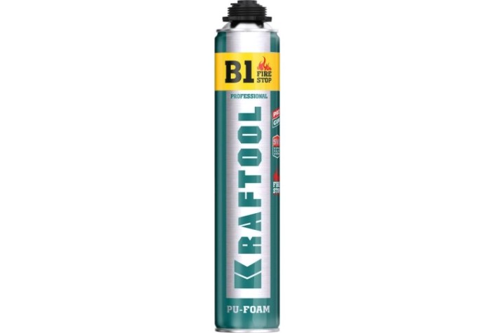 Пена монтажная KRAFTOOL FIRE STOP B1 SVS огнестойкая [41186_z01]