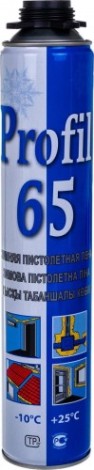 Пена монтажная Profil 65 профессиональная, всесезонная (820 мл) 131561 [131561]