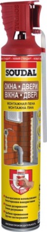 Пена монтажная SOUDAL с аппликатором GENIUS GUN (750 мл) 131132 [131132]