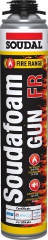 Пена монтажная SOUDAL SOUDAFOAM FR GUN профессиональная, пожаростойкая (750 мл) 132780 [132780]