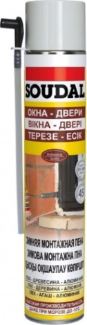 Пена монтажная SOUDAL стандарт, всесезонная (750 мл.) 107557 [107557]