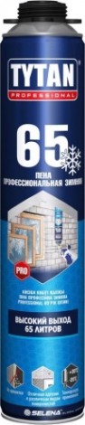 Пена монтажная Tytan 65 профессиональная всесезонная до -20°c (750мл) [тов-203239]