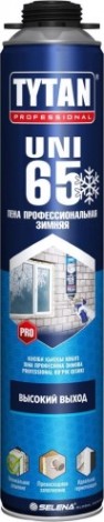 Пена монтажная Tytan 65 UNI профессиональная, всесезонная (750мл) [тов-203242]