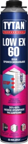 Пена монтажная Tytan LowEx 60 профессиональная (750мл) [тов-203235]