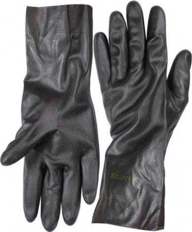 Перчатки KRAFTOOL противокислотные, неопреновые XL 11282-XL [11282-XL_z01¶]