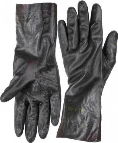 Перчатки KRAFTOOL противокислотные, неопреновые XXL 11282-XXL [11282-XXL_z01¶]