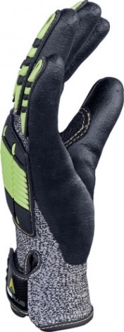 Перчатки трикотажные антипорезные Delta Plus EOS NOCUT VV910 с нитриловым покрытием, размер 10 [VV910JA10]