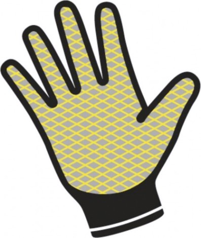 Перчатки трикотажные антипорезные Delta Plus VENICUT52 с латексным покрытием, размер 9 [VECUT5209]