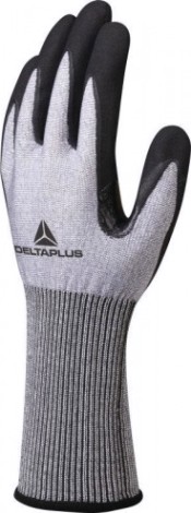 Перчатки трикотажные антипорезные Delta Plus VENICUTC01 с нитриловым покрытием, размер 9 [VECUTC01GR09]