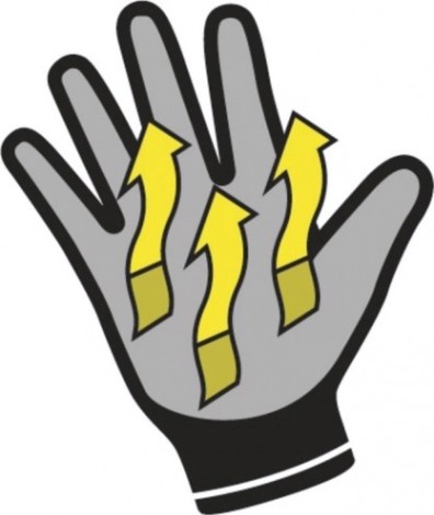 Перчатки трикотажные Delta Plus VE713 с двойным нитриловым покрытием, размер 10 [VE71310]